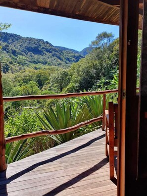 Family Standard 5 people | Terrace/patio - Toucanet Lodge (Copey)