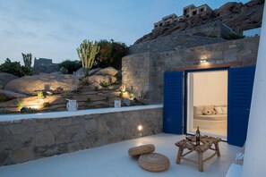 Deluxe Suite | Terrace/patio - Argiro's Gorgeous Studio In Cycladic (Mykonos)