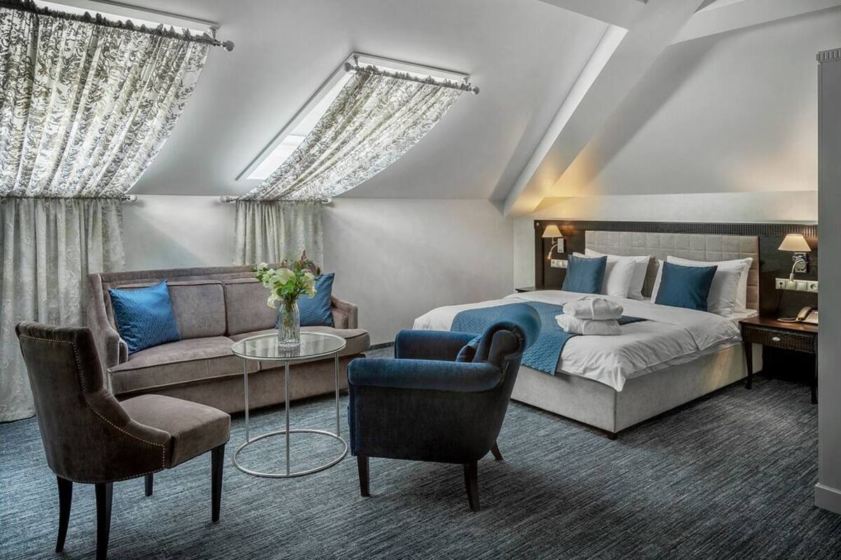 Quarto triplo superior | 1 quarto, roupas de cama antialérgicas, frigobar, cofres nos quartos