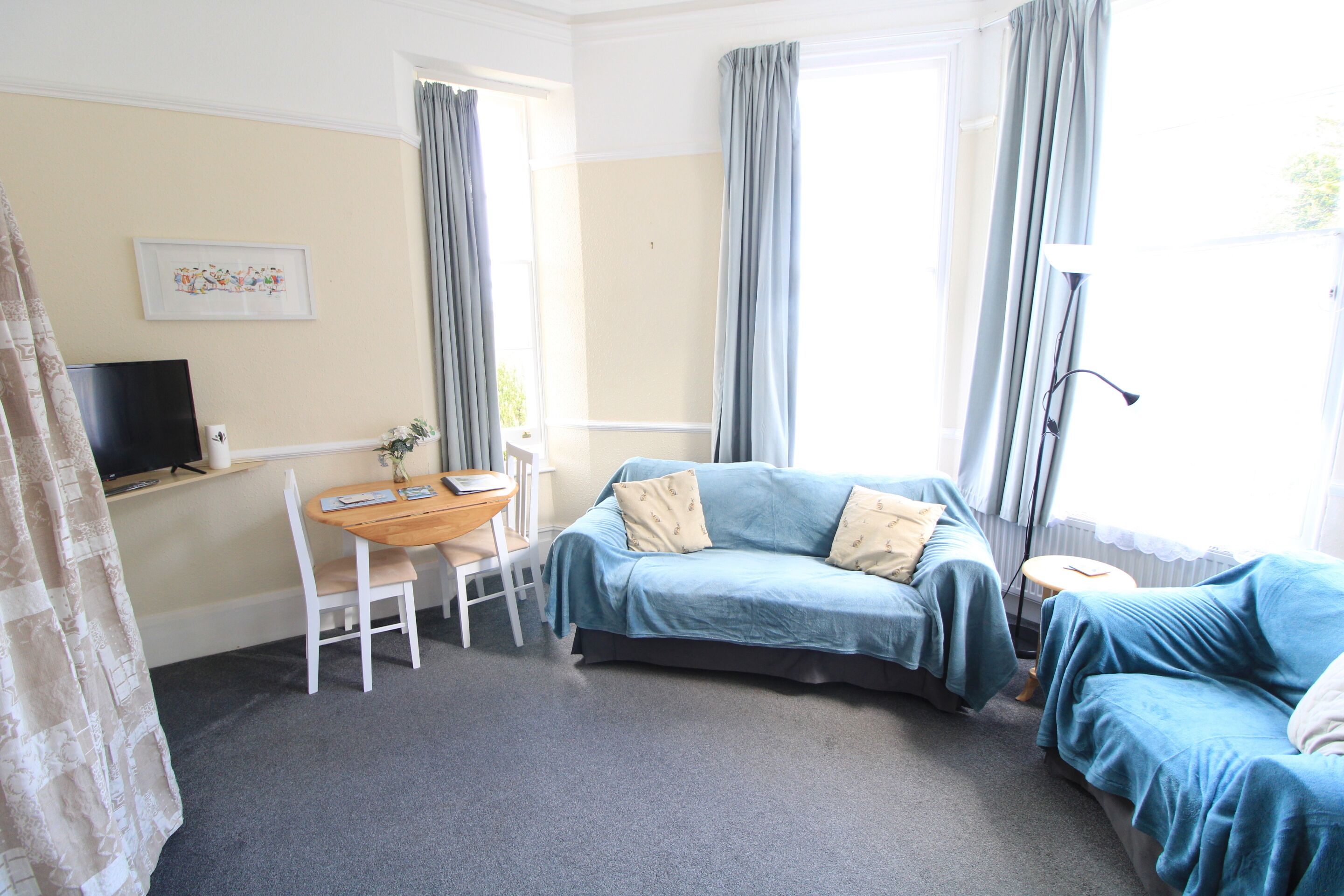 Lägenhet Superior - privat badrum - utsikt mot trädgården (Apartment 9) | Lounge