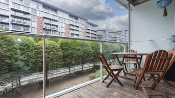 豪華公寓, 私人浴室 | 陽台景觀