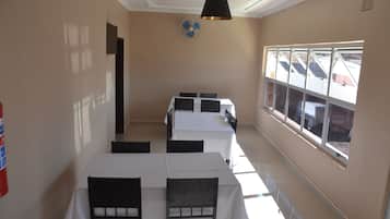 Breakfast, lunch and dinner served