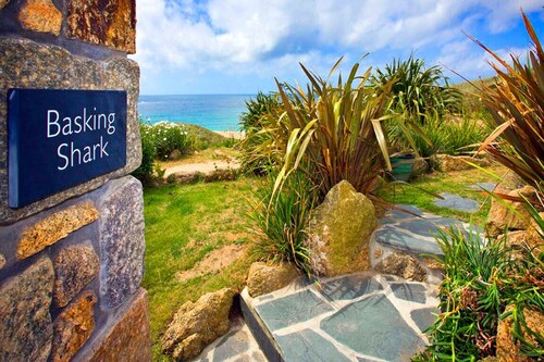 Basking Shark, Beach Cottage, Superb Sea Views