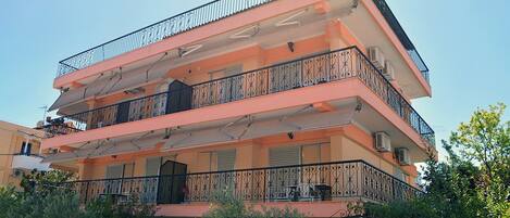 Voorkant van accommodatie