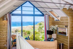 TV, DVD player - Sandpipers, Beach Cottage, Great Sea Views, Patio (Sennen)