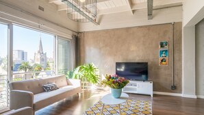 Superior Penthouse, 2 Bedrooms, Ensuite, City View | Living area - 11 on Buiten suite 1 (Cape Town)