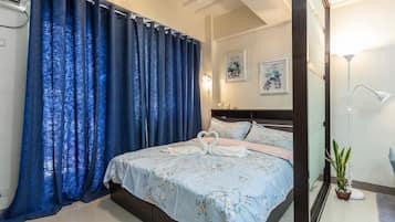 Desk, iron/ironing board, free WiFi, bed sheets