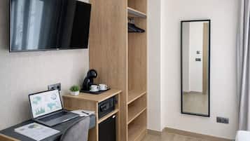 Habitación doble Confort | Ropa de cama de alta calidad, edredón y camas con efecto memoria