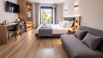 Familie driepersoonskamer | Luxe beddengoed, donzen dekbedden, bedden met traagschuimmatras