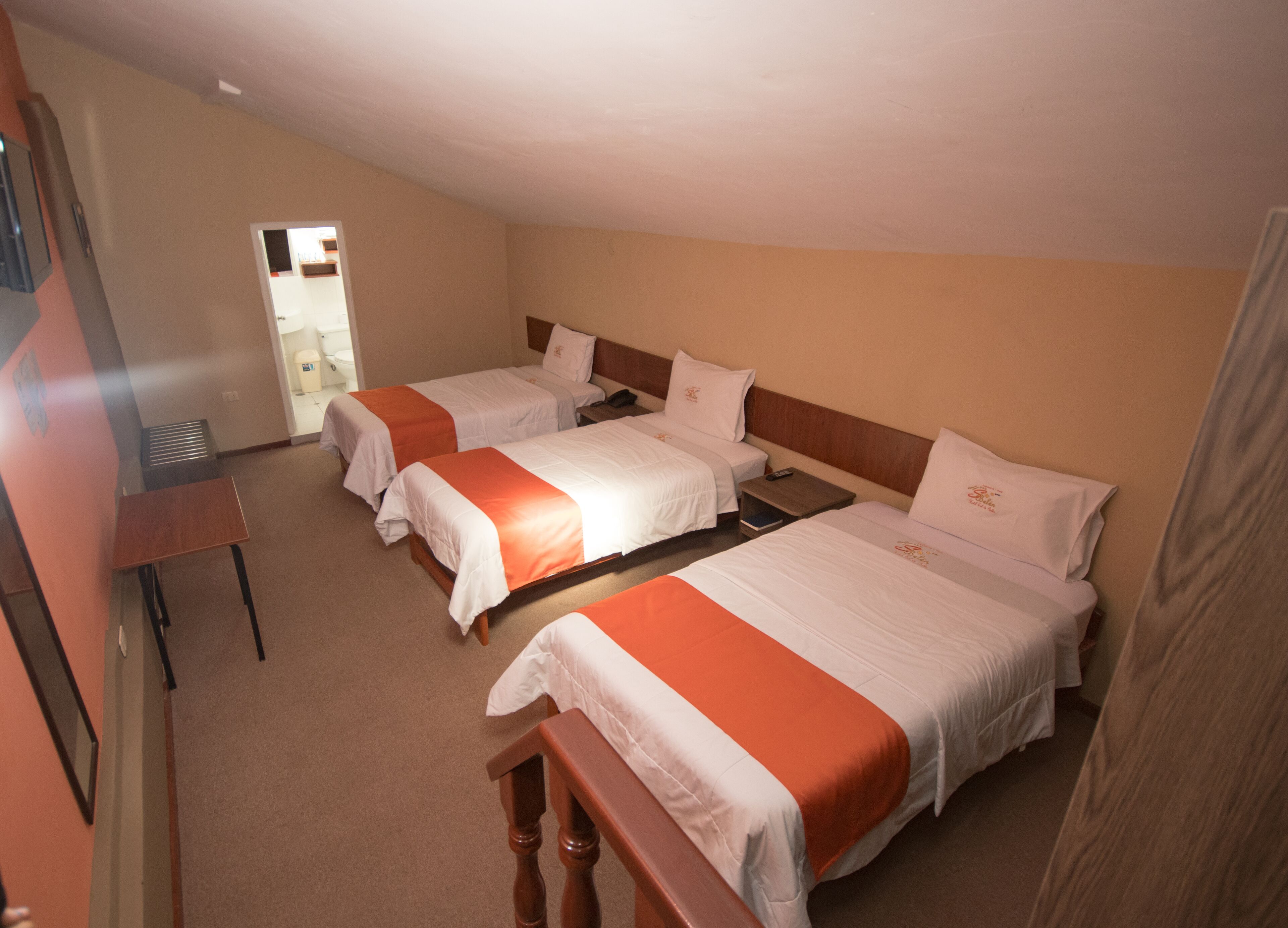 standard quadruple room | 1 bedroom, premium bedding, in-room safe, desk