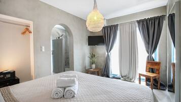 Suíte, piscina particular | Roupas de cama de algodão egípcio, roupas de cama premium