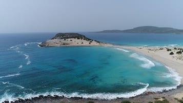 Vista a la playa o el mar