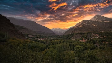 Vue sur les montagnes