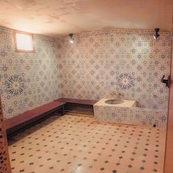 Behandelingskamers voor koppels, een sauna, een stoombad