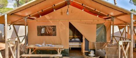 Familie tent | Terras