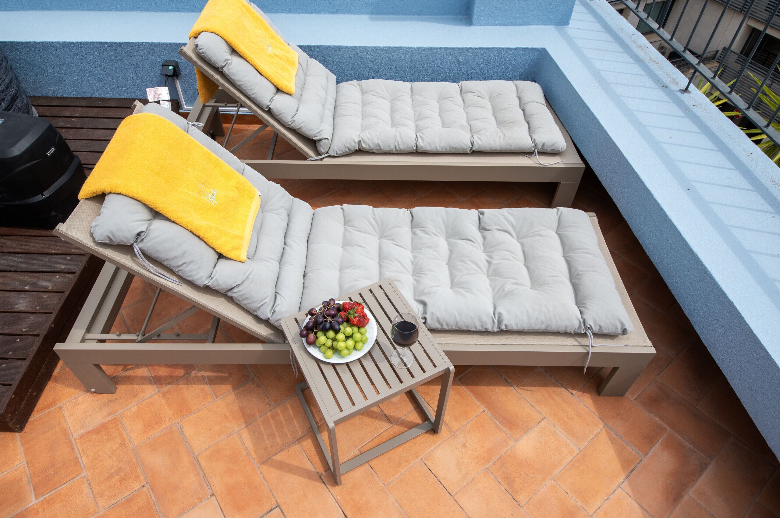1 Bedroom Apartment with jacuzzi on the terrace (LBG1) | Balcón