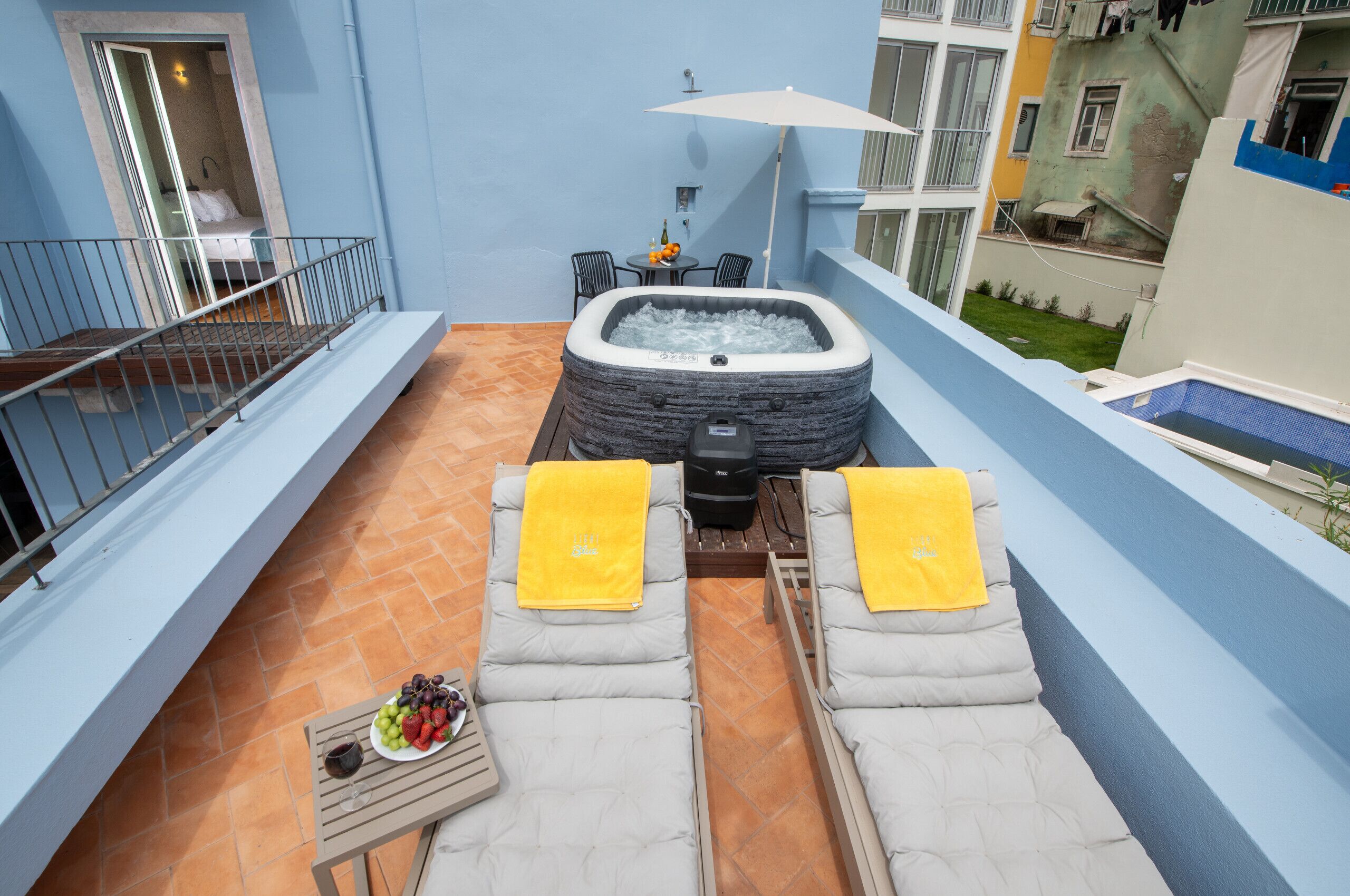 Apartamento, 1 habitación, acceso a la piscina | Balcón