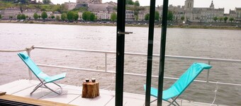 INSOLITE GRAND GITE FLUVIAL FACE AU CHATEAU DE SAUMUR 