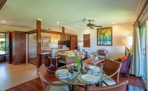 Interior - Steps from the sand, beach front and secludedon Kauai's north shore (Hanalei)