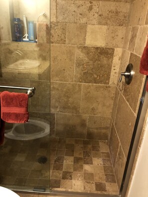 Shower, hair dryer, towels, soap - Amazing luxury rental in historic house in central tucson. (Tucson)
