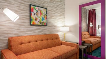 Studio - 2 queensize-sängar - tillgänglighetsanpassat (Hearing) | Vardagsrum | Platt-tv