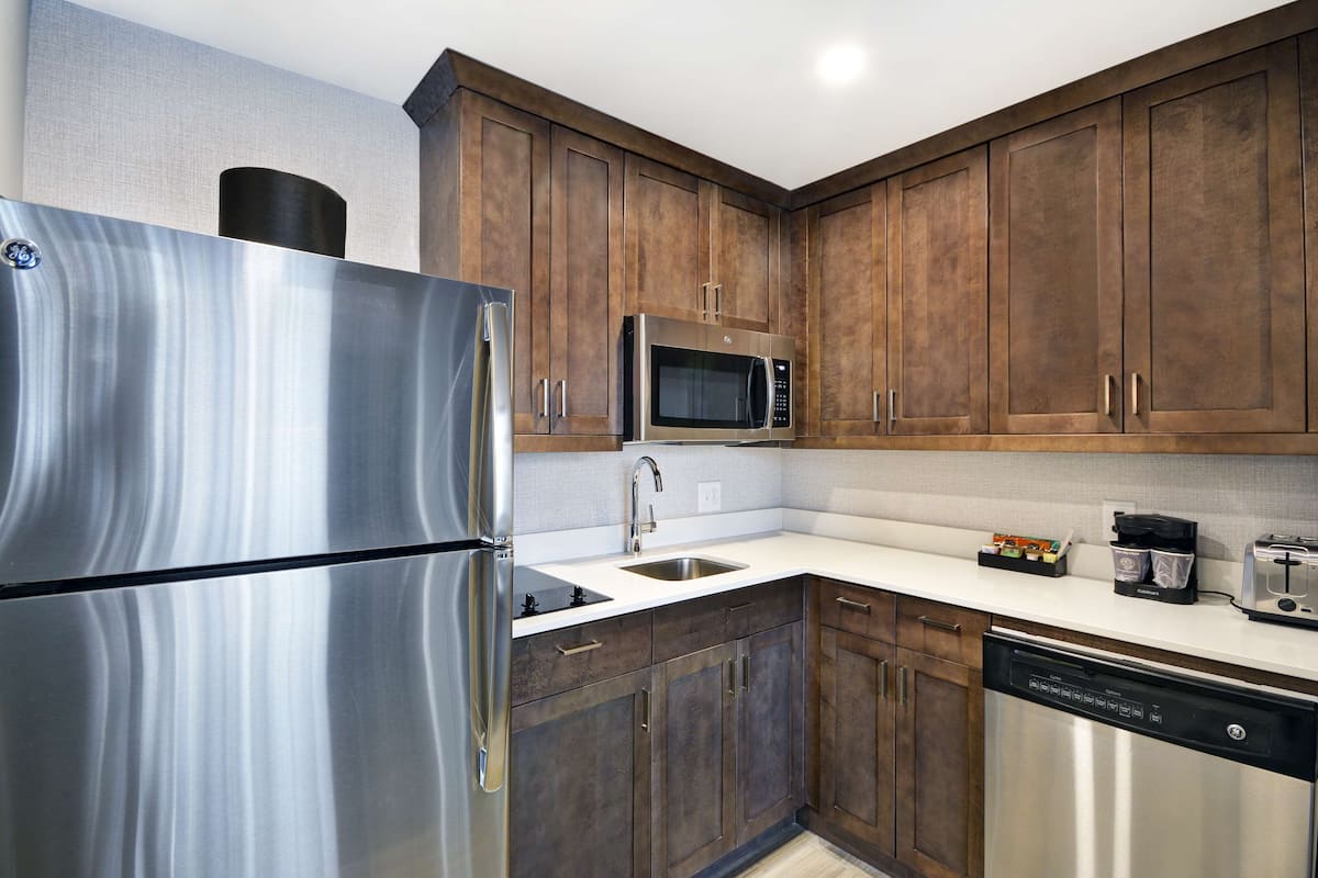 blackout curtains, iron/ironing board, free wifi, bed sheets