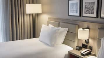 In-room safe, desk, blackout curtains, soundproofing