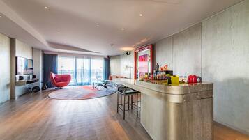 防过敏的被褥、羽绒被、迷你吧、客房内保险箱