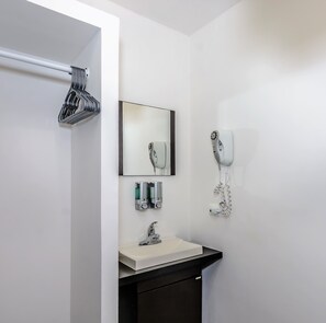 Deluxe Single Room, 1 Queen Bed, Refrigerator | 1 bedroom, desk, blackout drapes, iron/ironing board - MEXICANS ONLY SPECIAL RATES IN PEDREGAL (Cabo San Lucas)
