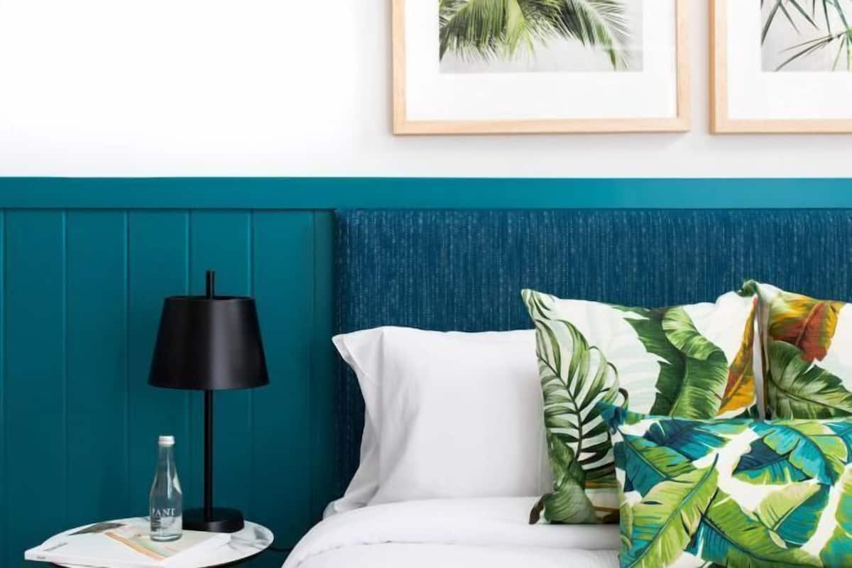 1 dormitorio y ropa de cama de alta calidad
