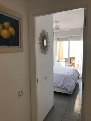 2 bedrooms, in-room safe, iron/ironing board, travel crib