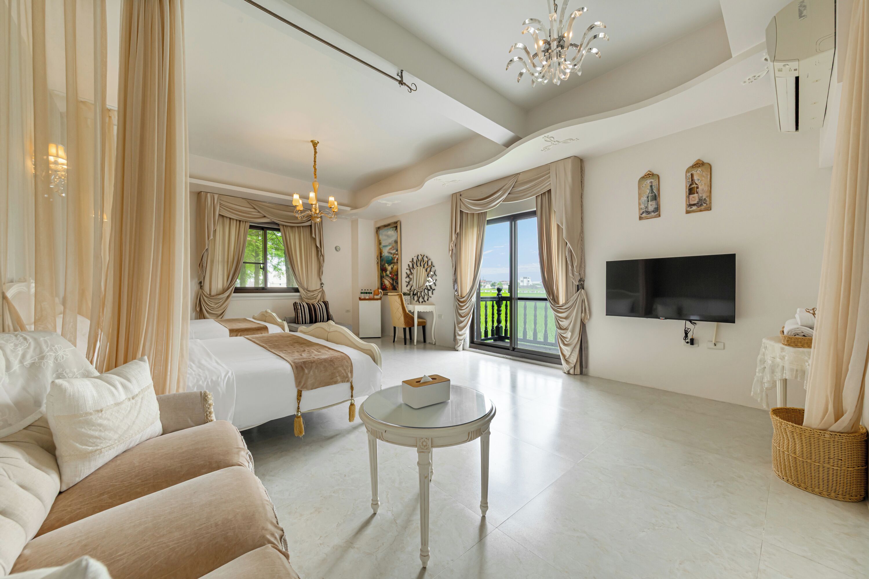 Kamar Quadruple Standar | Wi-Fi gratis dan seprai linen