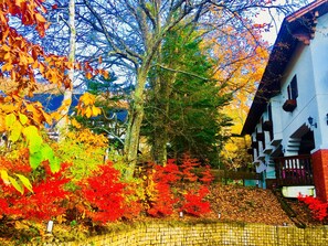 Exterior detail - Hotel Shirakabako Sakaeen (Chino)