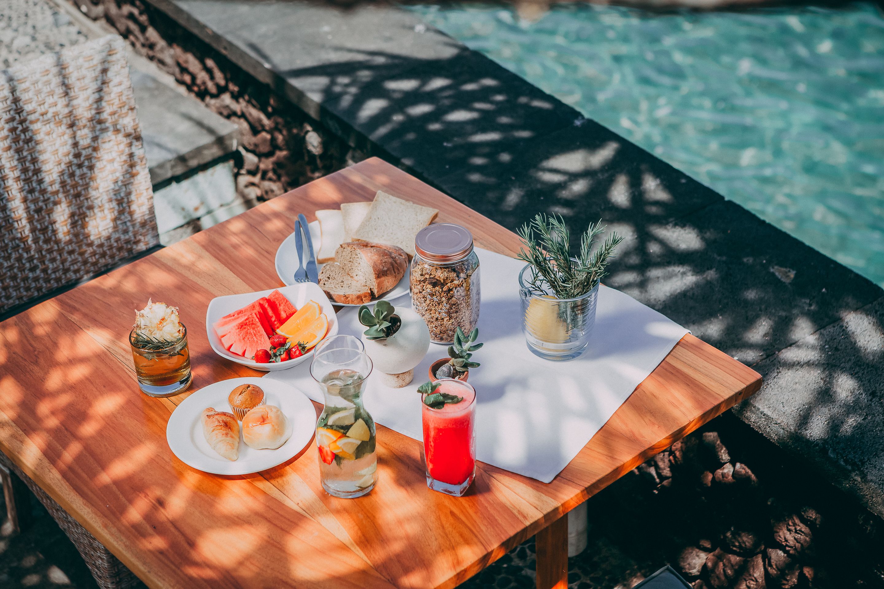 Desayuno a la carta diario (IDR 75000 por persona)