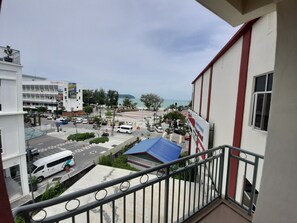 Estúdio, vista para o mar | Vista da sacada
