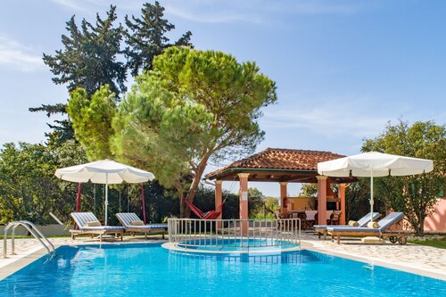 Villa Vasiliki: A traditional detached house in an amazing landscape, with private swimming poo