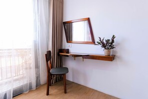Minibar, in-room safe, desk, blackout drapes