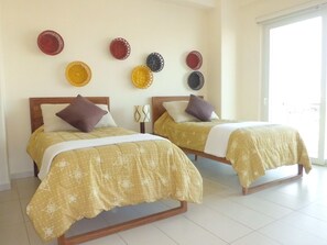 2 bedrooms, individually decorated, individually furnished