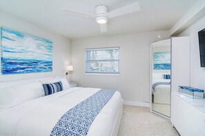 1 bedroom, iron/ironing board, travel crib, free WiFi - Pure Luxury! New 1br Modern Apt Steps to Beach - Unit E (Cocoa Beach)