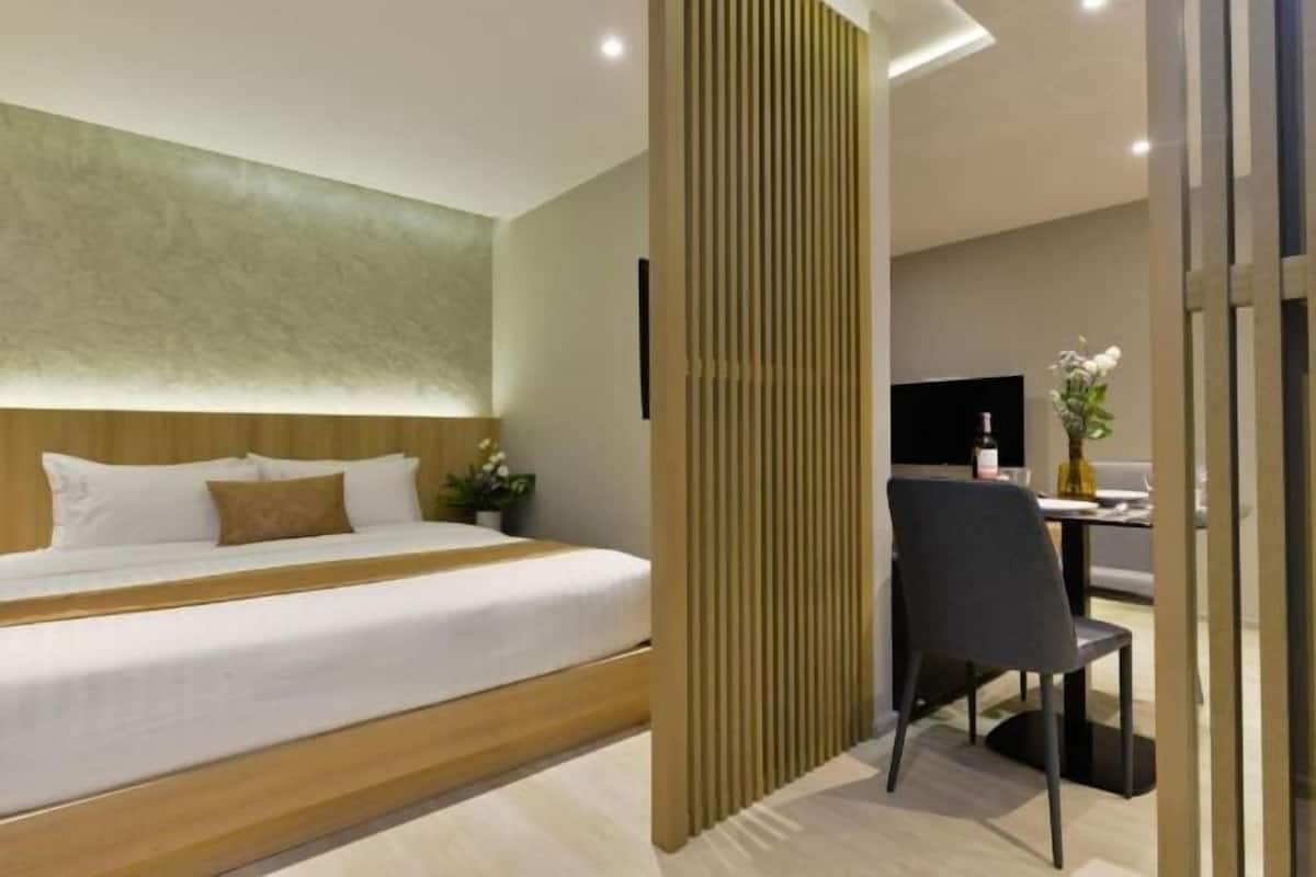 1 camera, biancheria da letto di alta qualità, una cassaforte in camera