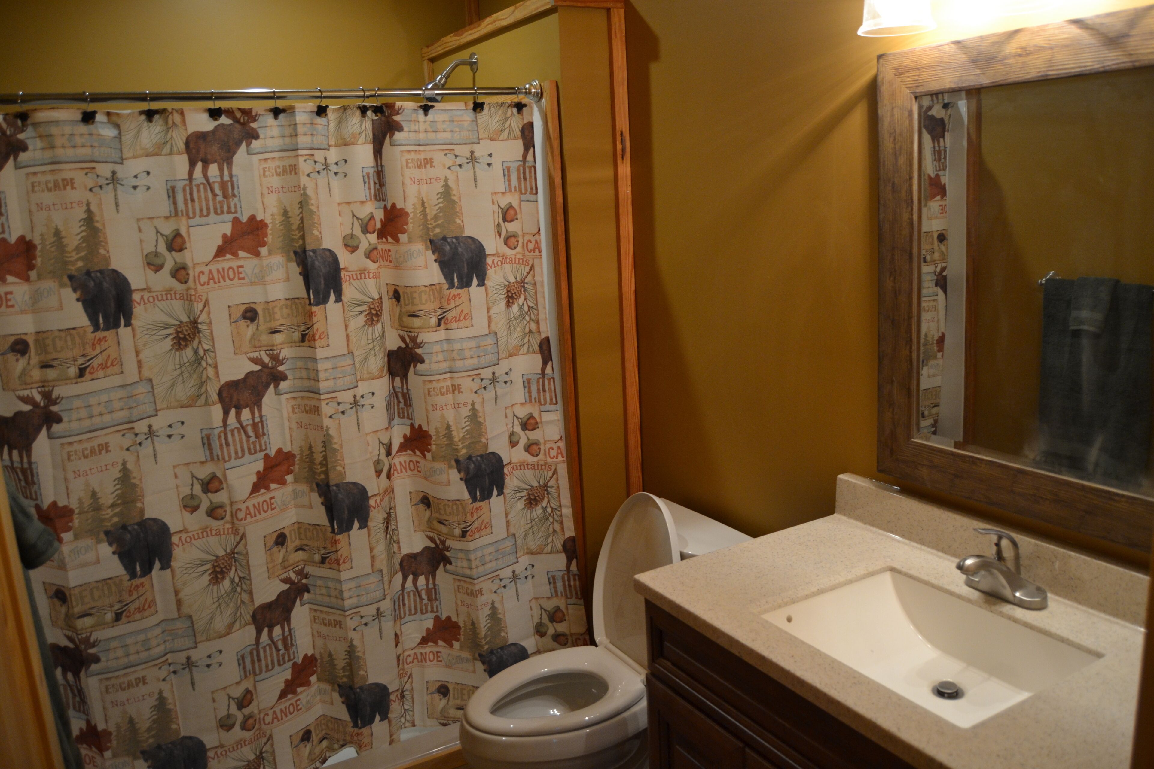 Private and quiet mountain getaway.