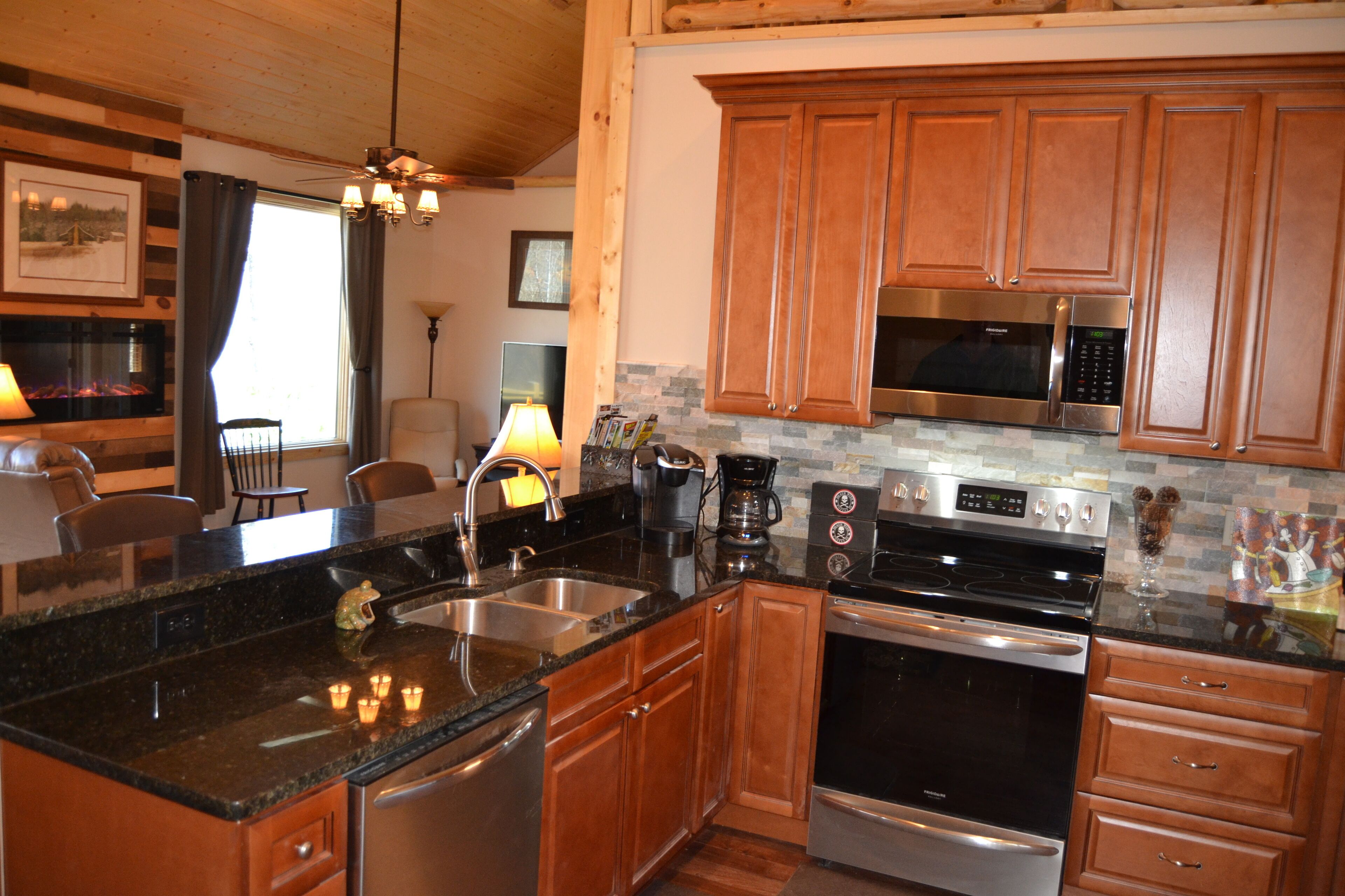 Private and quiet mountain getaway.