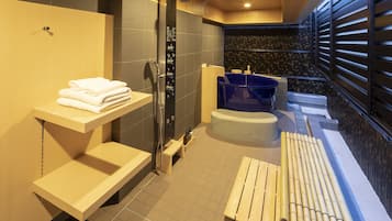 Premium bedding, memory-foam beds, in-room safe, desk