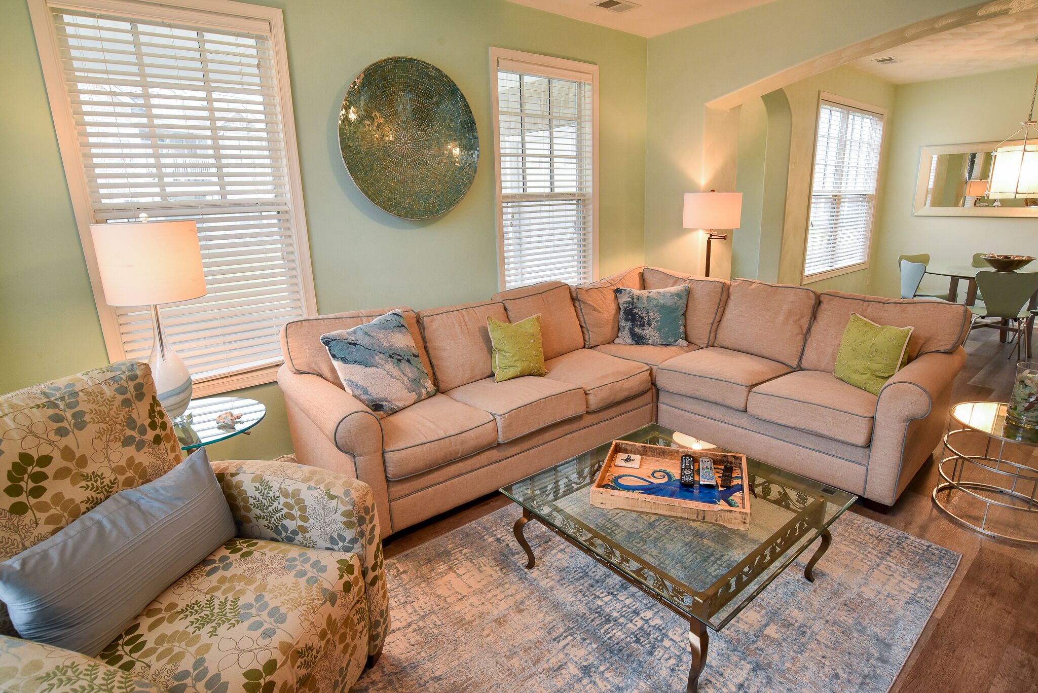 First floor condo equipped with beach chairs and bikes!
