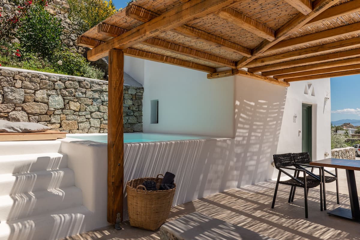Superior Quadruple Room, 2 Bedrooms, Private Pool | View from room