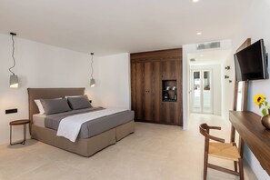 1 quarto, roupas de cama premium, camas com colchões pillow-top