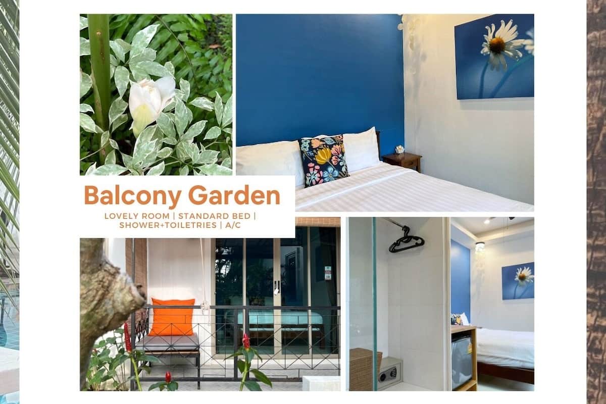 Standard Double Room with Balcony | In-room safe, desk, blackout drapes, free WiFi