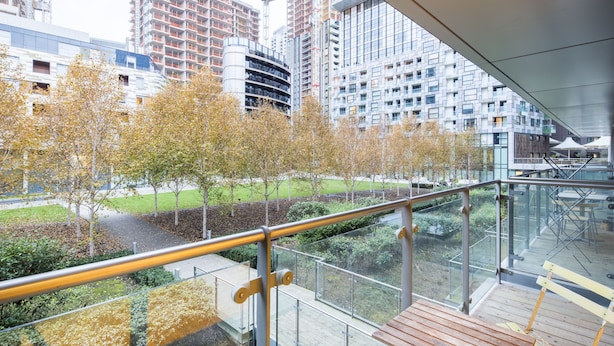 Suíte estúdio luxo, 2 quartos | Terraço/pátio