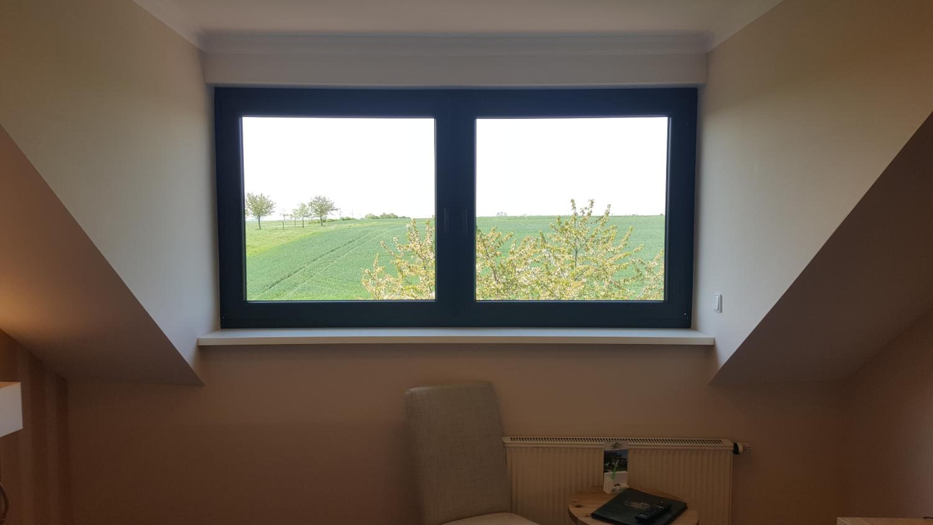 desk, laptop workspace, blackout curtains, free wifi