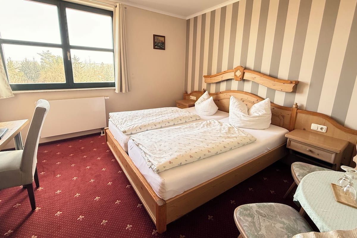 Habitación clásica doble, 1 habitación, no fumadores | Escritorio, espacio para trabajar con un portátil, cortinas opacas